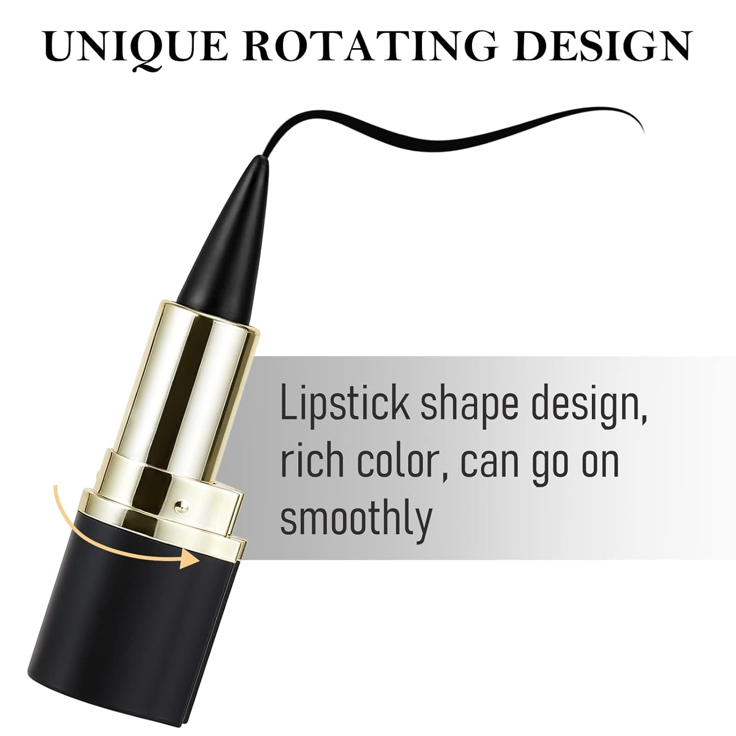 Eyeliner Gel Makeup Black Eye Liner Pen Matte Waterproof Eyeliner Pencil Quick Drying Eye Liner Gel Stick Eye Makeup Long Lasting