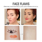 3Pcs Face Make up Set Full Coverage Concealer & Cream Corrector & Pores Gold Primer Set, Poreless Smooth Flawless Makeup Perfect Cover up Blemishes Dark Spots Eye Circles Imperfections