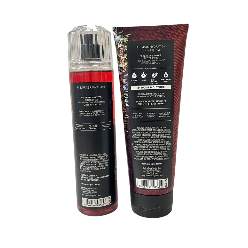 Bath and Body Works Vampire Blood Fragrance Mist & Body Cream Set