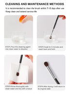 3 PCS Eye Shadow Brush, for Precise Application and Perfect Mixing, Contour and Definition, Eye Makeup Tools, Portable Travel Makeup Brush