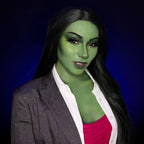Gamma-Jen: Attorney at Law She Hero Makeup Kit - Green Superhero Makeup for Cosplay & Halloween Costumes - Full Color Instructions