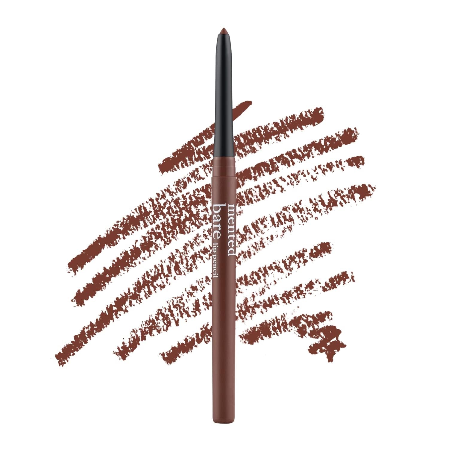 Cosmetics Lip Liner for Women, Dark Brown Lipliner Lip Pencil, Waterproof Lipliner, Vegan + Cruelty Free Makeup, Bare