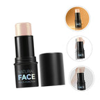 Multi-Use Highlighter Stick for Face Makeup Smooth Texture Highlighter Pen Portable Makeup Tool for Beginners for Cheeks Brow Bones and Nose