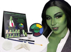Gamma-Jen: Attorney at Law She Hero Makeup Kit - Green Superhero Makeup for Cosplay & Halloween Costumes - Full Color Instructions