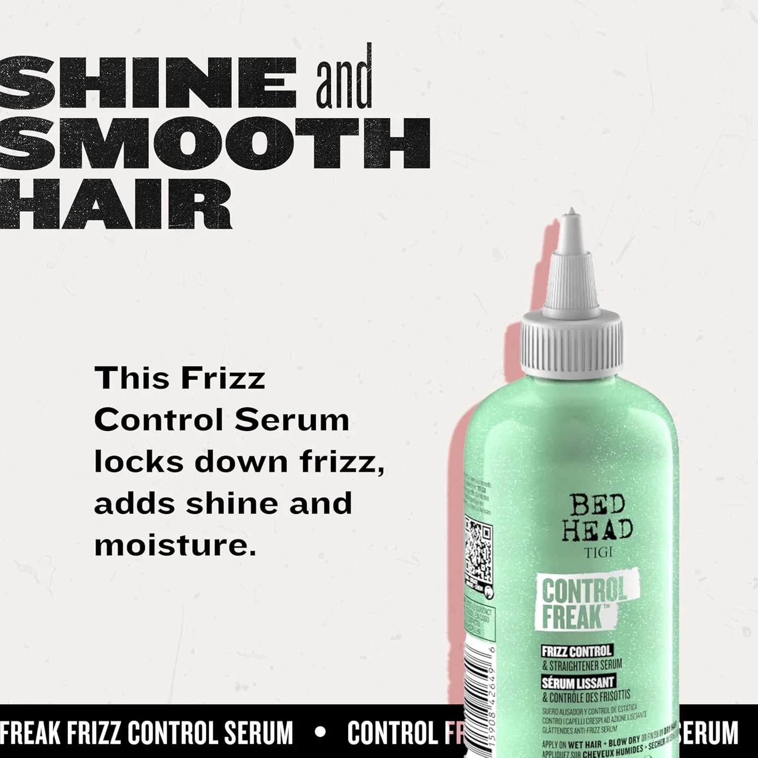 Hair Serum for Curly or Frizzy Hair Control Freak Hair Care and Straightener 8.62 Fl Oz