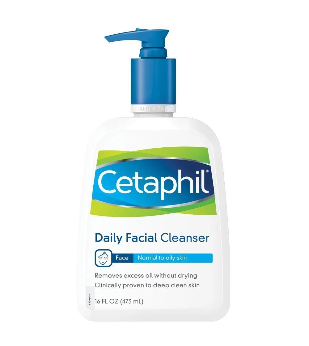 Daily Facial Cleanser Normal to Oily Skin, 16 Oz (Pack of 2)
