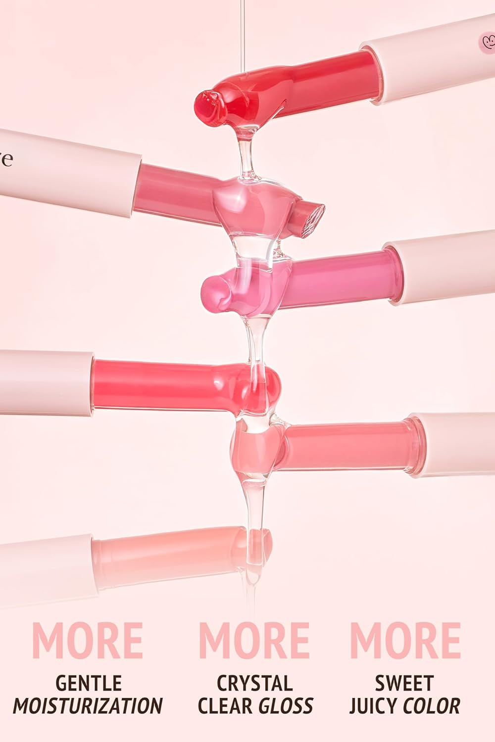 Self Beauty  Collagen Lip Glass Balm - Hydrating Lip W/Hyaluronic Acid - Vegan Korean Lip Balm Moisturizing Lip Care – Lip Gloss Repair for Dry Cracked Lips 0.06 Oz (#8 Dried Rose)