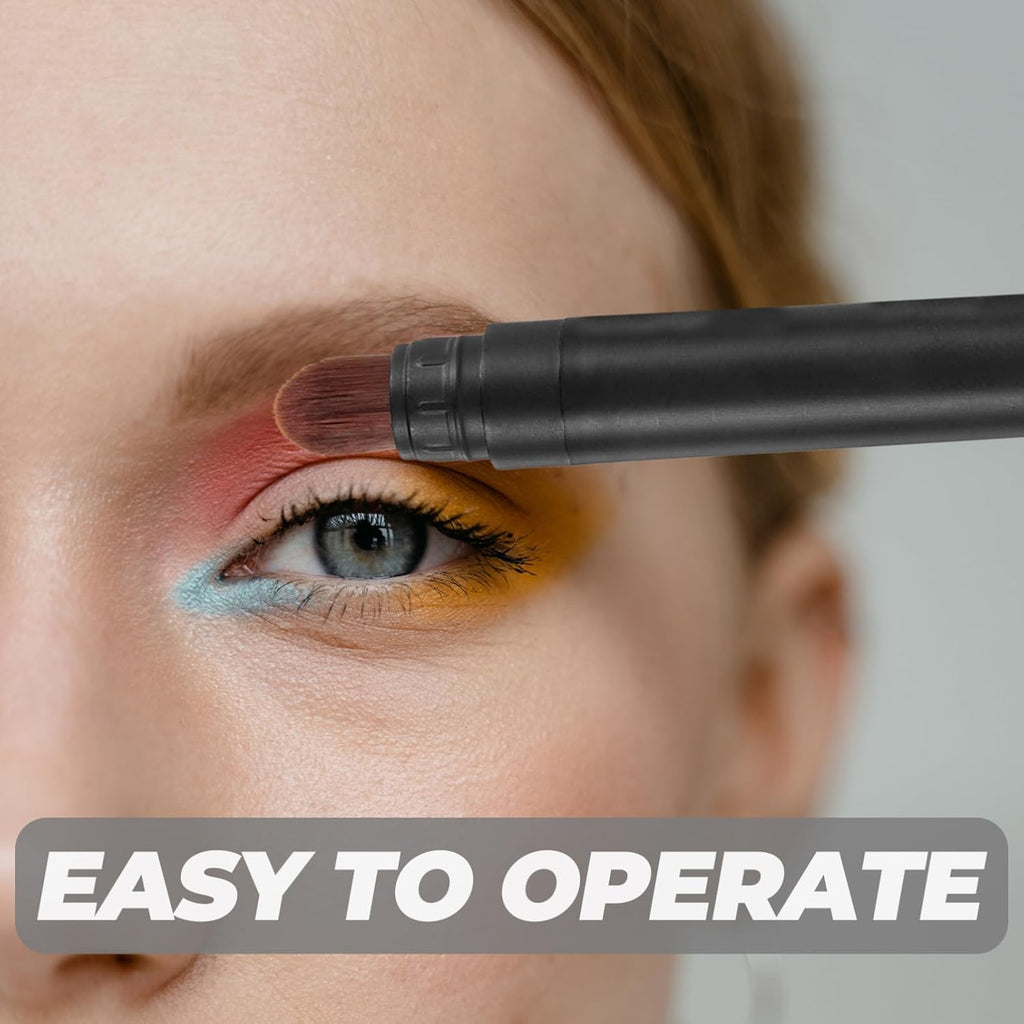 Dual Sided Makeup Brush Eye Shadow Stick Eye Makeup Pen Precision Applicator Travel-Friendly
