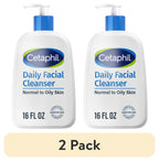 (2 Pack)  Daily Facial Cleanser for Sensitive, Combination to Oily Skin, 16 Oz