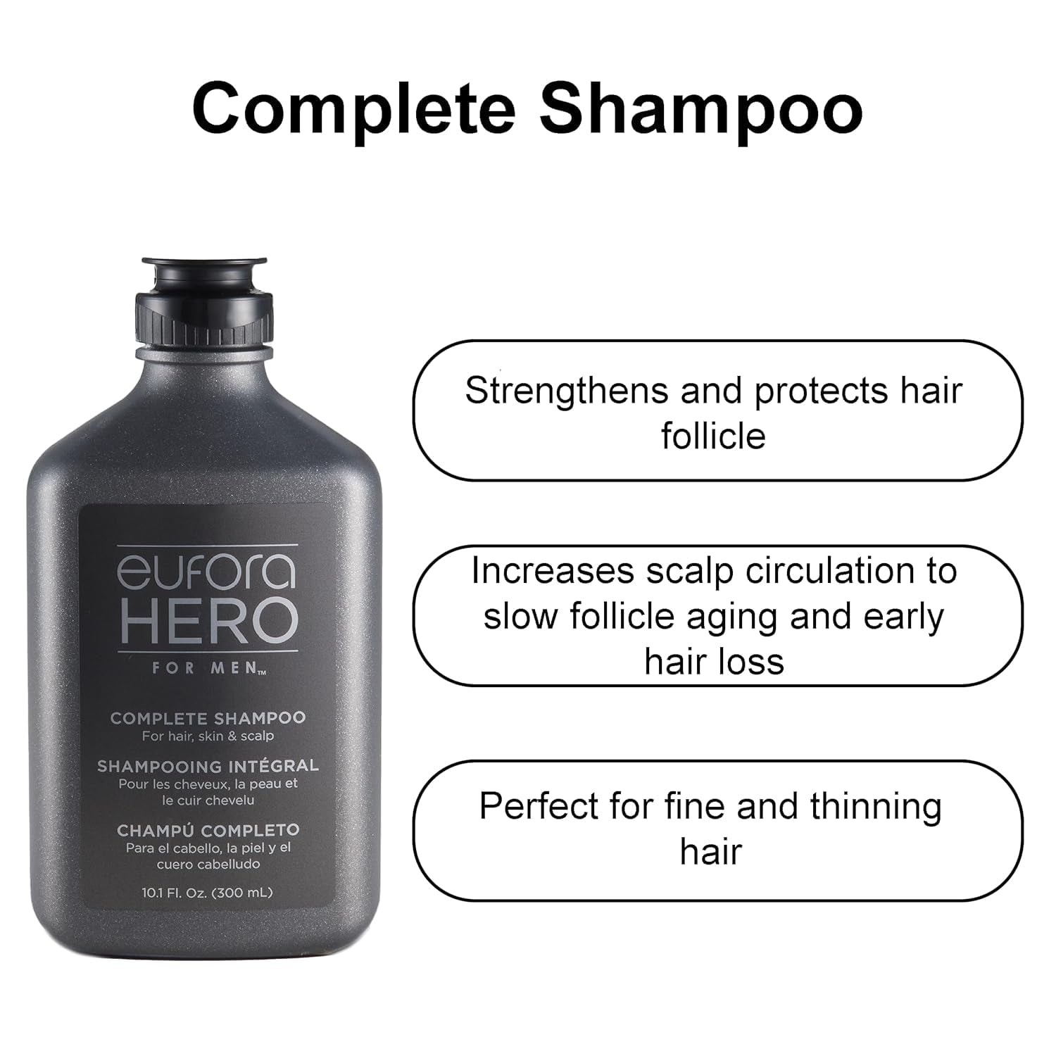 Hero for Men Complete Shampoo 10.1 Oz