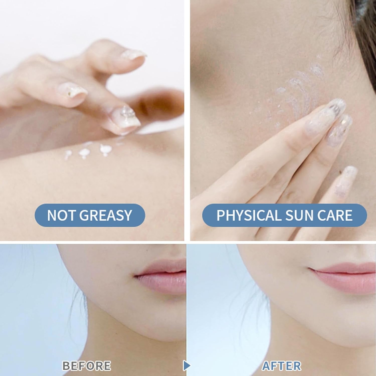 Face Sunscreen Spf 50, Broad Spectrum UVA/UVB, Water Resistant, Non-Greasy, Lotion