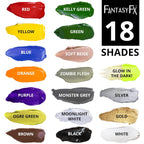 Makeup Fantasy FX Cream Makeup | Water Based | Halloween | Red Face & Body Paint for Adults 1 Fl Oz (30Ml) (RED)