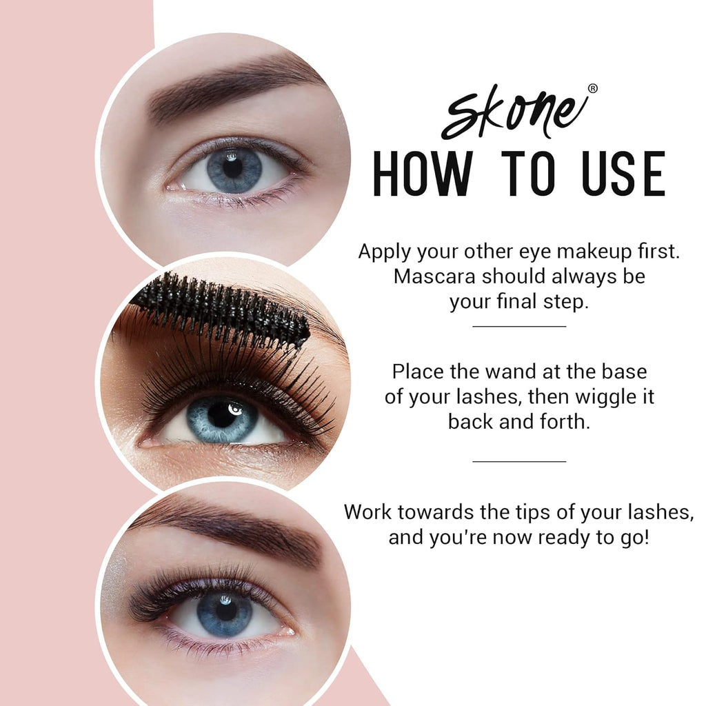 Cosmetics Insanely Intense Luxe Waterproof Mascara – Black, Smudge-Proof & Long-Lasting – Volumizing & Lengthening for Dramatic Lash Lift & False Lash Effect – Bold Eye Mascara, 0.34 Oz