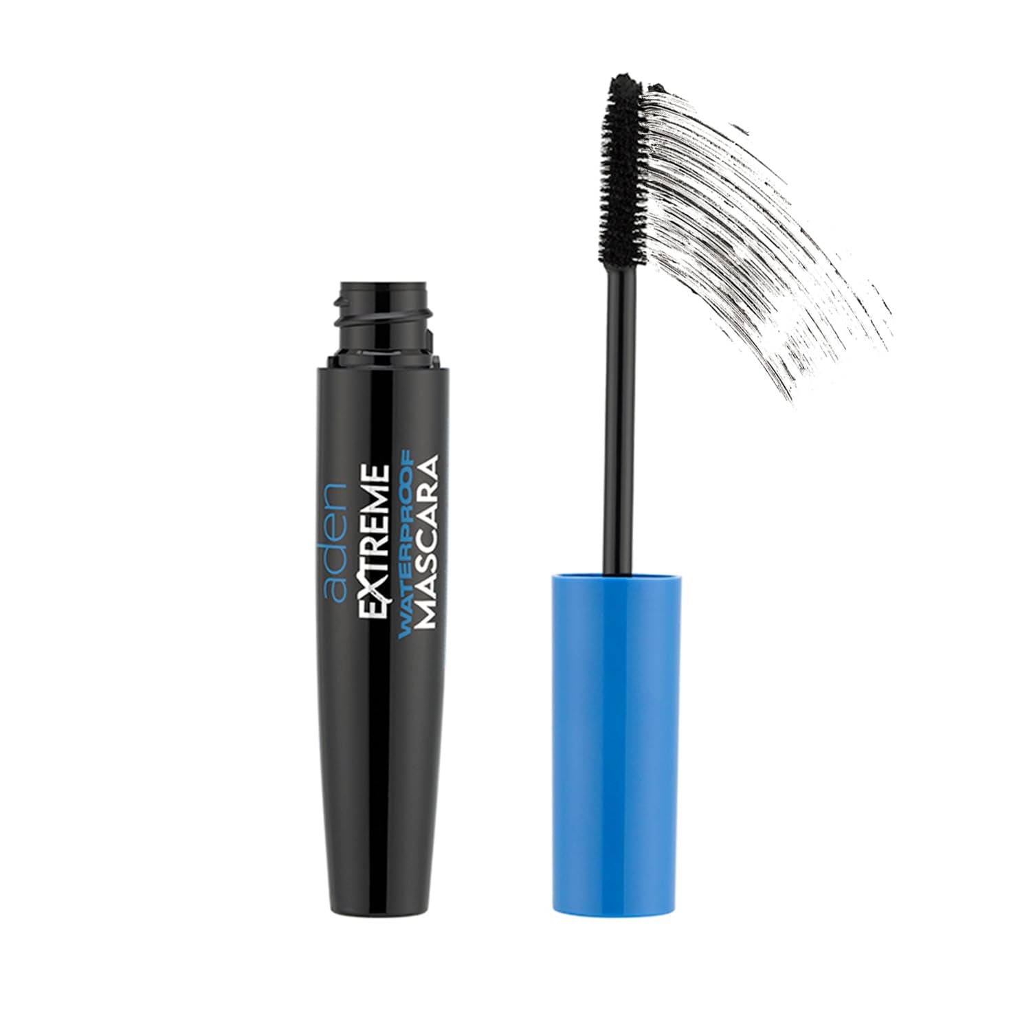 Extreme Waterproof Mascara Volume and Length – Smudge-Proof Voluminous Mascara Black Long Lasting Tubing Effect – Vegan Formula, Non-Flaking for Stunning Lashes – Made in Italy