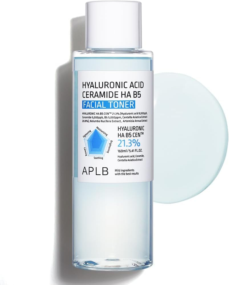 Hyaluronic Acid Ceramide HA B5 Facial Toner | HYALURONIC HA B5 CEN™ 21.3% 5.41 Fl.Oz/Korean Skincare, Replenishing Moisture, Revitalize for Gentle and Improve Skin Texture