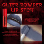 Halloween Fake Blood Makeup Kit Black Eyeshadow Grey Blue Lipstick Red French Press on Nails Realistic Vampire Blood for Eyes Mouth Nose Face Teeth Body Zombie SFX Cosplay Dress up Accessories