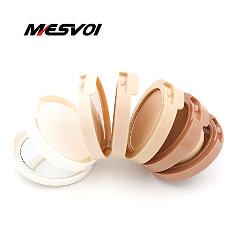 5 Color Powder Kit Face Makeup Corrector Highlight Countour with White Powder Net 40G