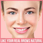 Eyebrow Pen - Eyebrow Pencil Magical Upgraded Eye Brow Pencils for Women with 4 Fork Tip & Spoolie Brush for Hair-Like Natural Brows, Last All-Day, Microblading Eyebrow Pen, Light Brown