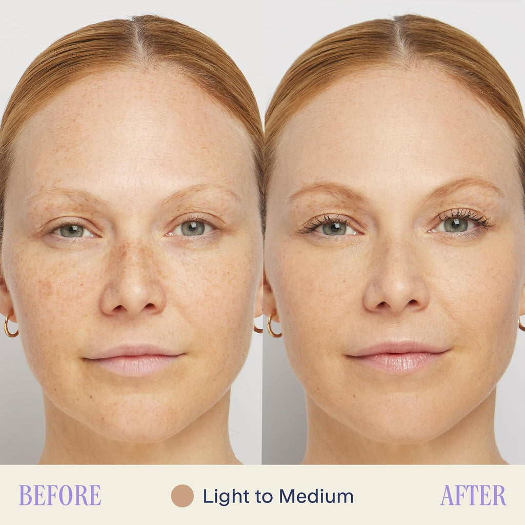 BB Cream Beauty Balm, Light to Medium, Tinted Moisturizer, Skin Enhancer, Lightweight, Hydrating, Hypoallergenic, Non-Comedogenic, Fragrance-Free, Paraben-Free, Oil-Free, Cruelty-Free, 45 Ml