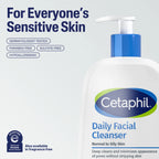 (2 Pack)  Daily Facial Cleanser for Sensitive, Combination to Oily Skin, 16 Oz