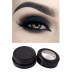 Black Single Eyeshadow,Pressed Powder Matte Eye Shadow,Ash Eye Black Special Effects Powder,Opaque Vegan Cruelty Free Eyeshadow for Halloween Goth Gothic Skull Makeup,Day & Night