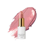 Full Bloom Sculpted Lipstick (Lulu - White Pink) - Long Lasting Organic Lipstick with Jojoba Oil & Micro Hyaluronic Acid - 70% Organic Ingredients & Made in USA