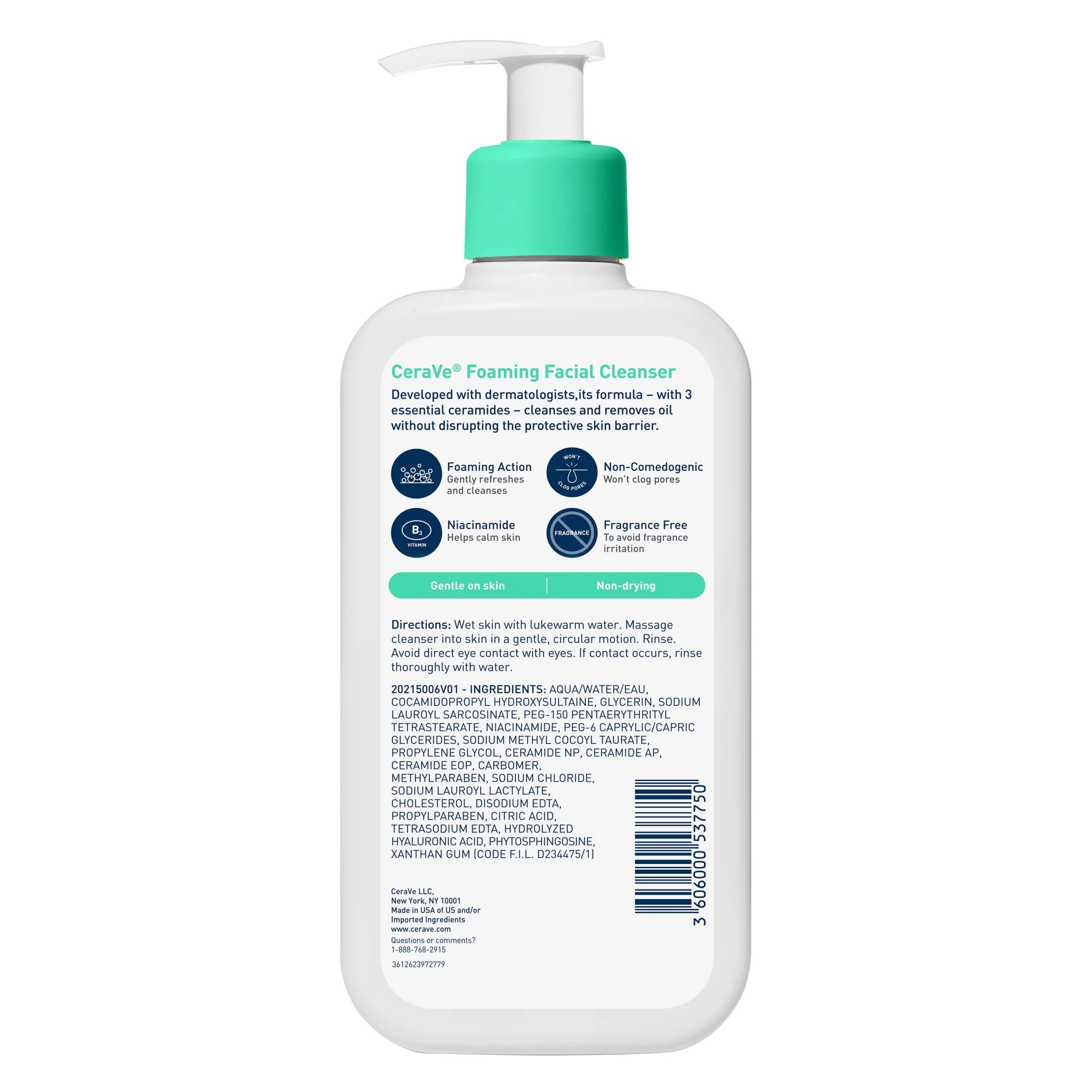 (2 Pack)  Foaming Facial Cleanser for Normal to Oily Skin, 12 Fl Oz