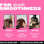 Hair Serum for Curly or Frizzy Hair Control Freak Hair Care and Straightener 8.62 Fl Oz