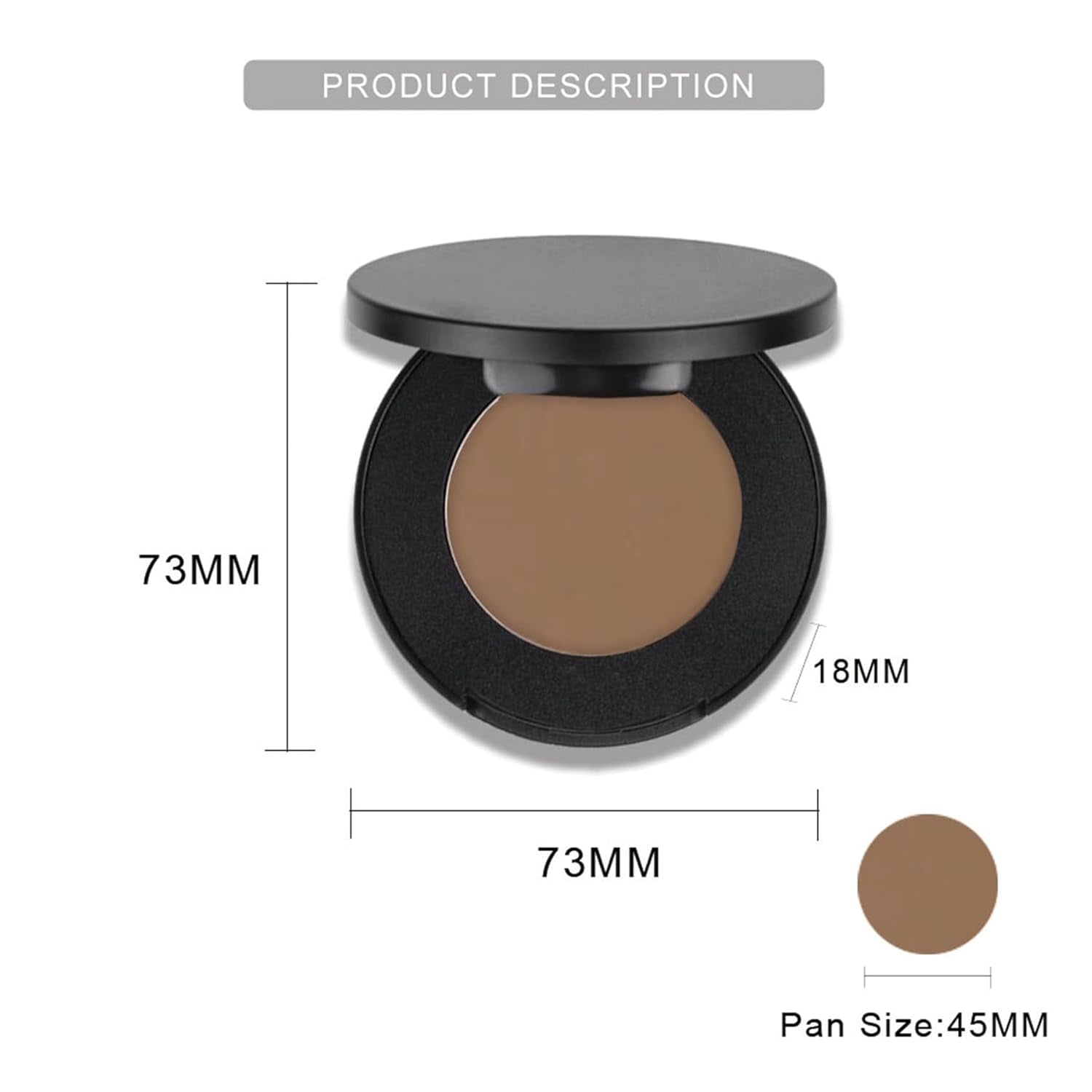 Flawless Pressed Powder, Setting Powder Makeup, Longwear Face Powder Foundation, Smooth Complexion, Portable Compact Long-Lasting Matte Finish 05