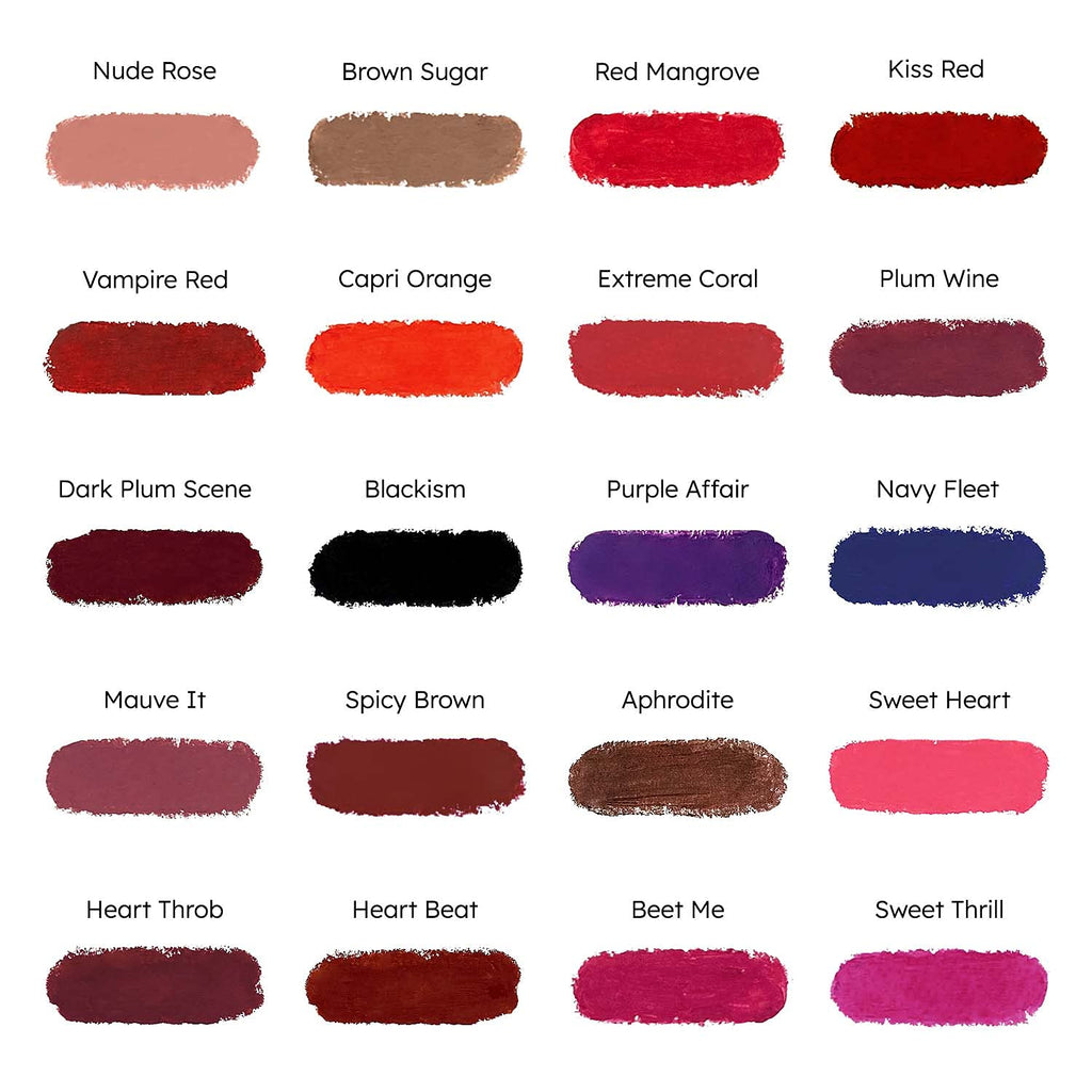 Lipstick, Matte Finish, Long-Lasting, Highly Pigmented, Smooth Apply, Full Coverage Lip Color Makeup (Warm Sienna)