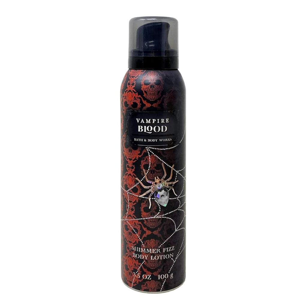 Vampire Blood Shimmer Fizz Body Lotion with a Natural Oats Sample Soap