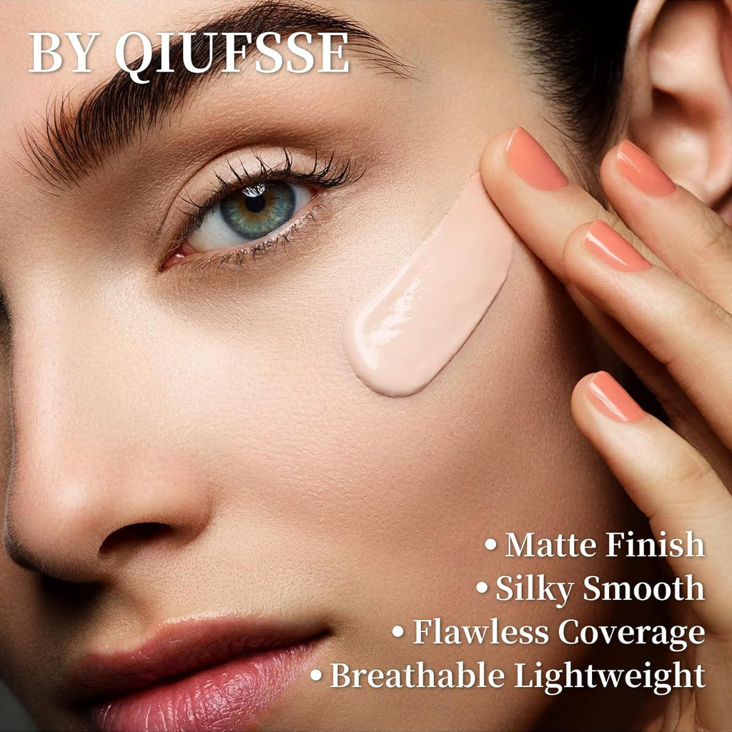 Airbrush Foundation Spray,Hydrates and Moisturizes,Silk Lightweight,Waterproof Foundation for Mature Skin,Buildable Coverage,Base De Maquillaje (01 Natural)