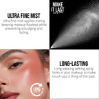 Make It Last! Makeup Setting Spray Matte Long Lasting Oil Control Mattify & Set, Lock & Set Makeup from Smudging & Fading Ultra Fine Mist