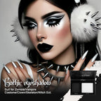 Gothic Makeup Palette - High-Pigment Foundation & Eyeshadow for Halloween Looks