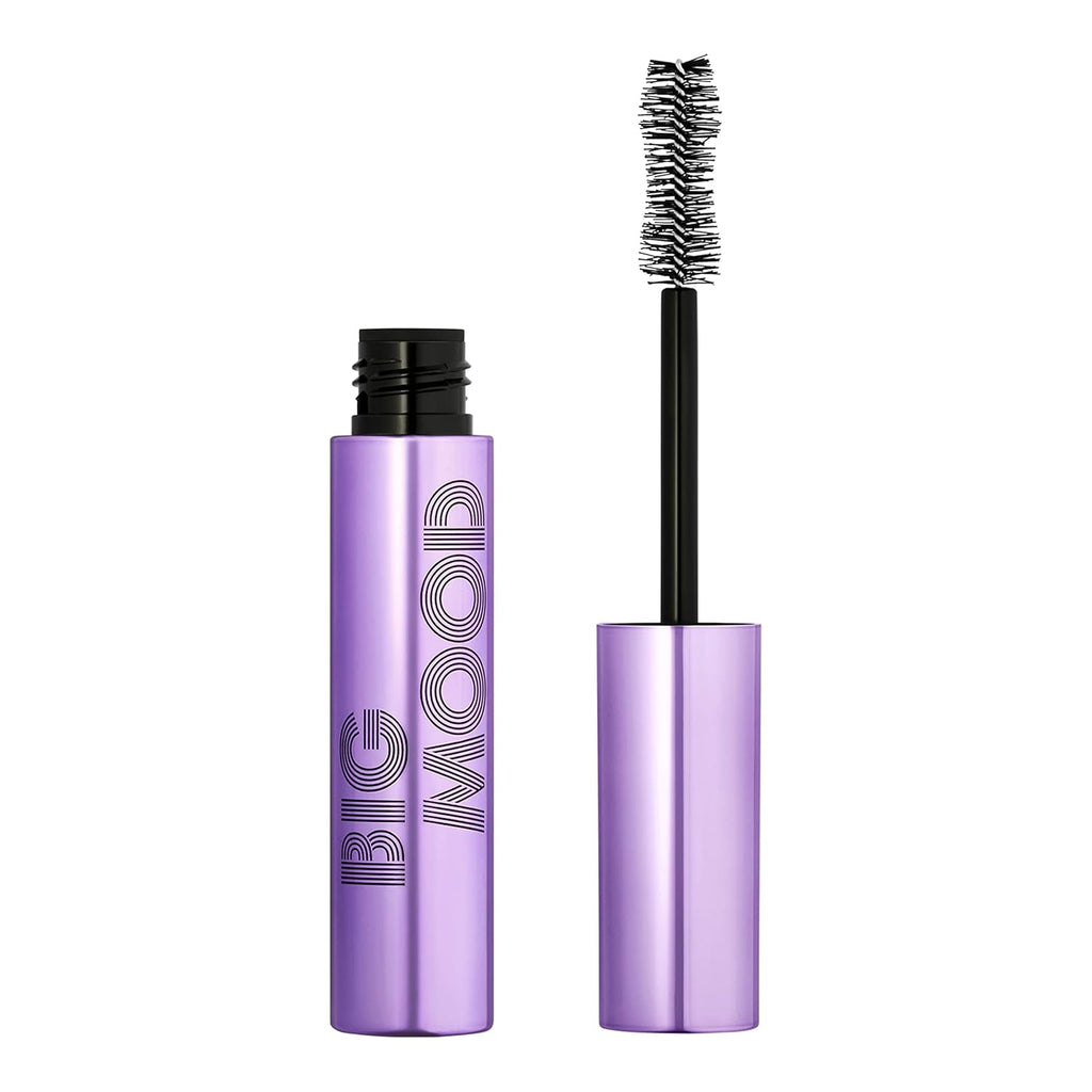 Big Mood Mascara, Instantly Creates Long-Lasting, Bold & Lifted, Voluminous Lashes, Infused with Jojoba Wax, Black, 0.30 Fl Oz