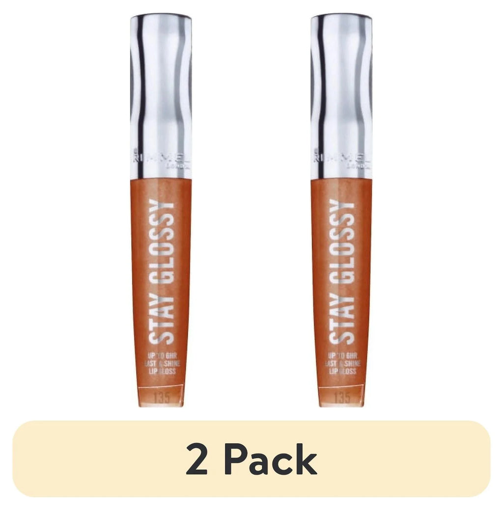 (2 Pack)  Stay Glossy Lip Gloss, Sippin', 0.18 Oz