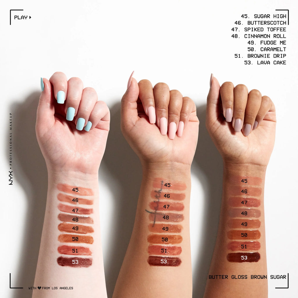 Butter Gloss, Non-Sticky Lip Gloss, 46 Butterscotch, 0.27 Fl Oz