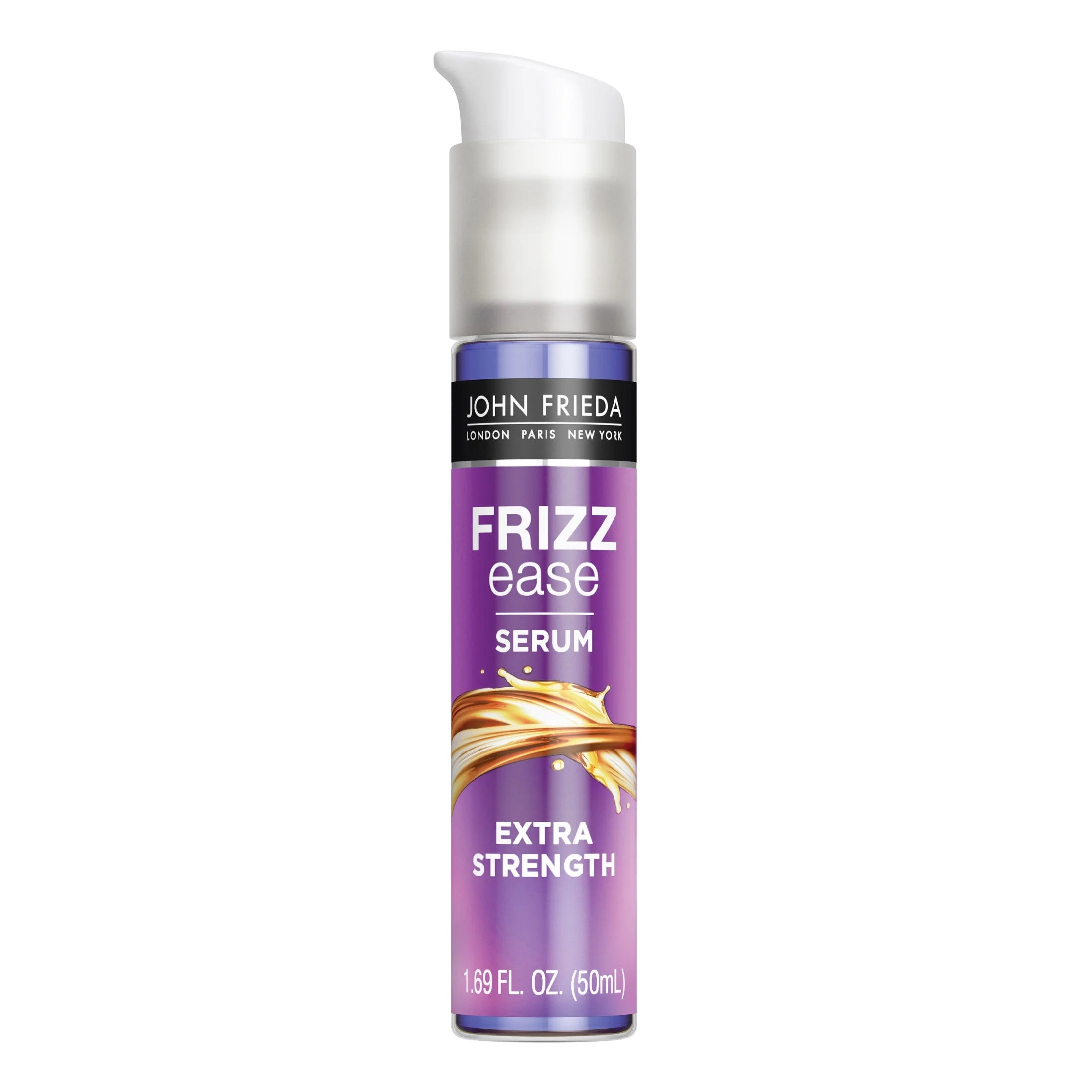Frizz Ease Extra Strength Hair Serum, Anti-Humidity Spray with Coconut Oil, 1.69 Oz