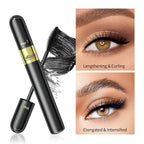 2 in 1 Lash Mascara - 4D Lashes Mascara with Black Mascara for 5X Longer Waterproof Wear Lasting No Clumping Superstrong (2-1PCS)