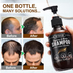 Caffeine Shampoo Cleanses Scalp, Promotes Natural Hair Growth - Men'S Scalp Tonic for Thinning Hair