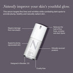 Elastaplex & Hyaluronic Acid Serum for Face, Lips & Décolleté - SKIN Intensive Hydrating Serum - Promote Dewy Radiance in Aging Skin (0.5 Oz)