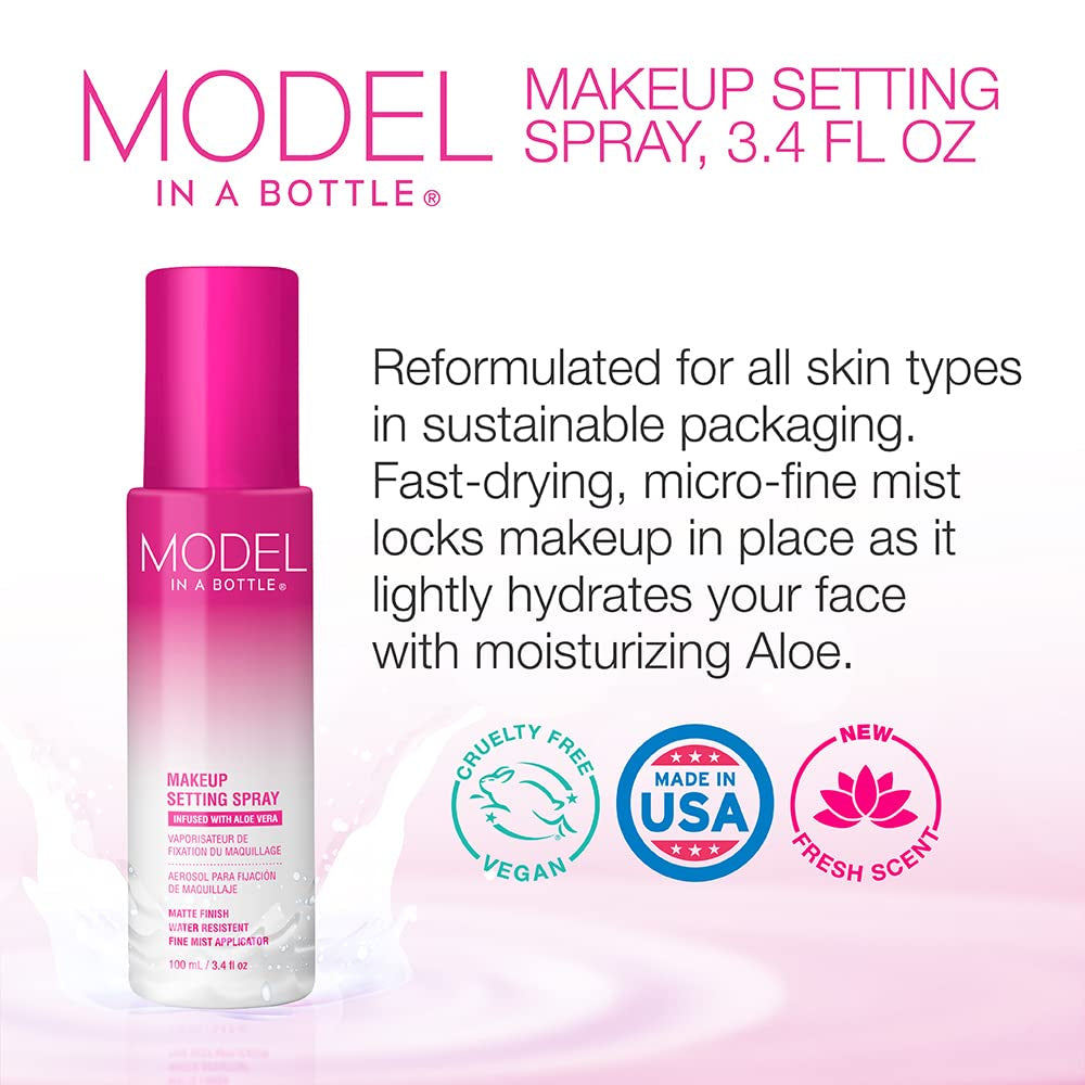Makeup Primer Original Setting Spray, Smooth, Matte Finish Finishing Spray, All Skin Types, 3.4 Oz - 1 Pack