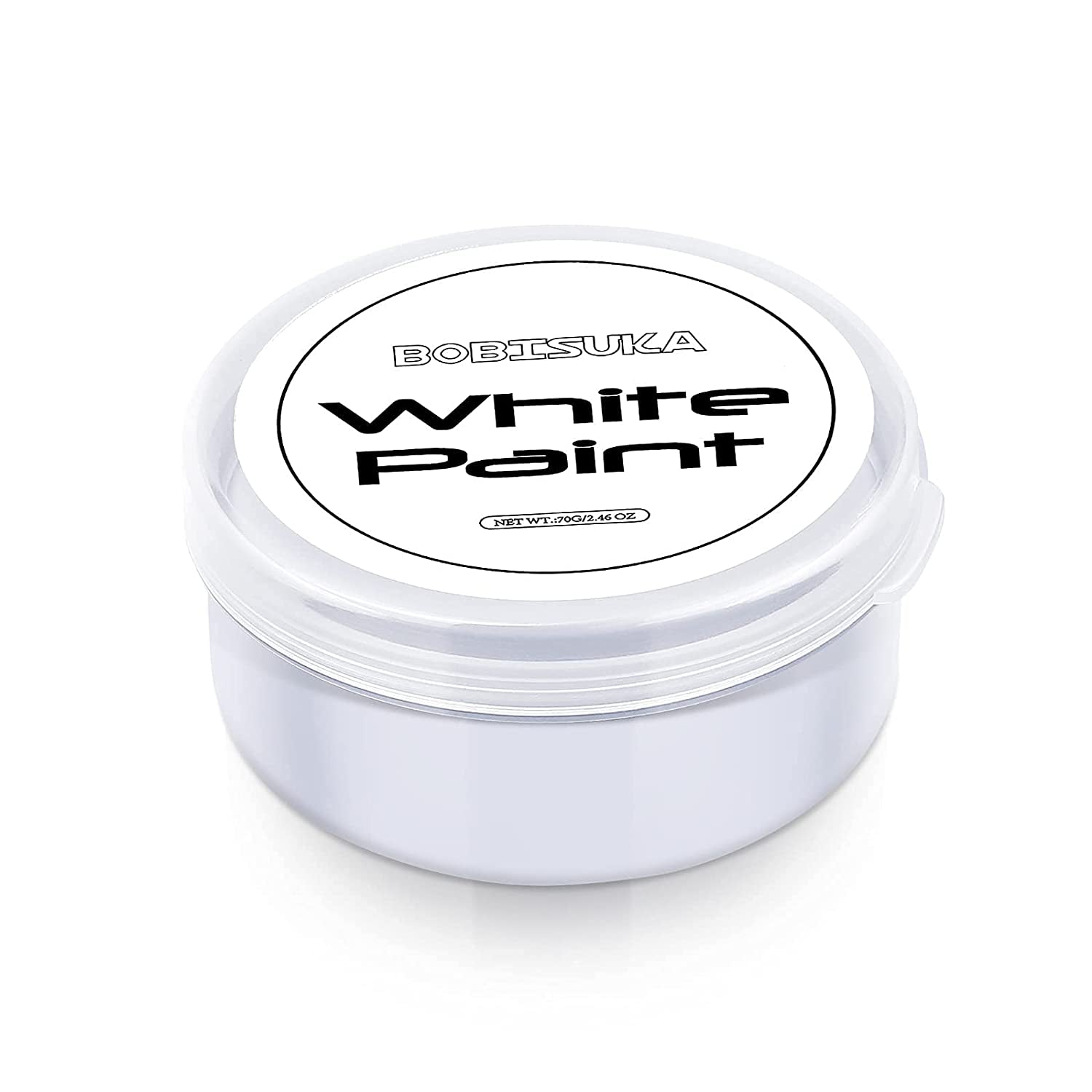 White Face and Body Paint,Professional Oil Based Creamy Painting Palette for Party Halloween Stage Cosplay Clown Sfx Makeup - Non Toxic for Adults and Kids (Large 70G/2.46Oz)