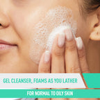 (2 Pack)  Foaming Facial Cleanser for Normal to Oily Skin, 12 Fl Oz