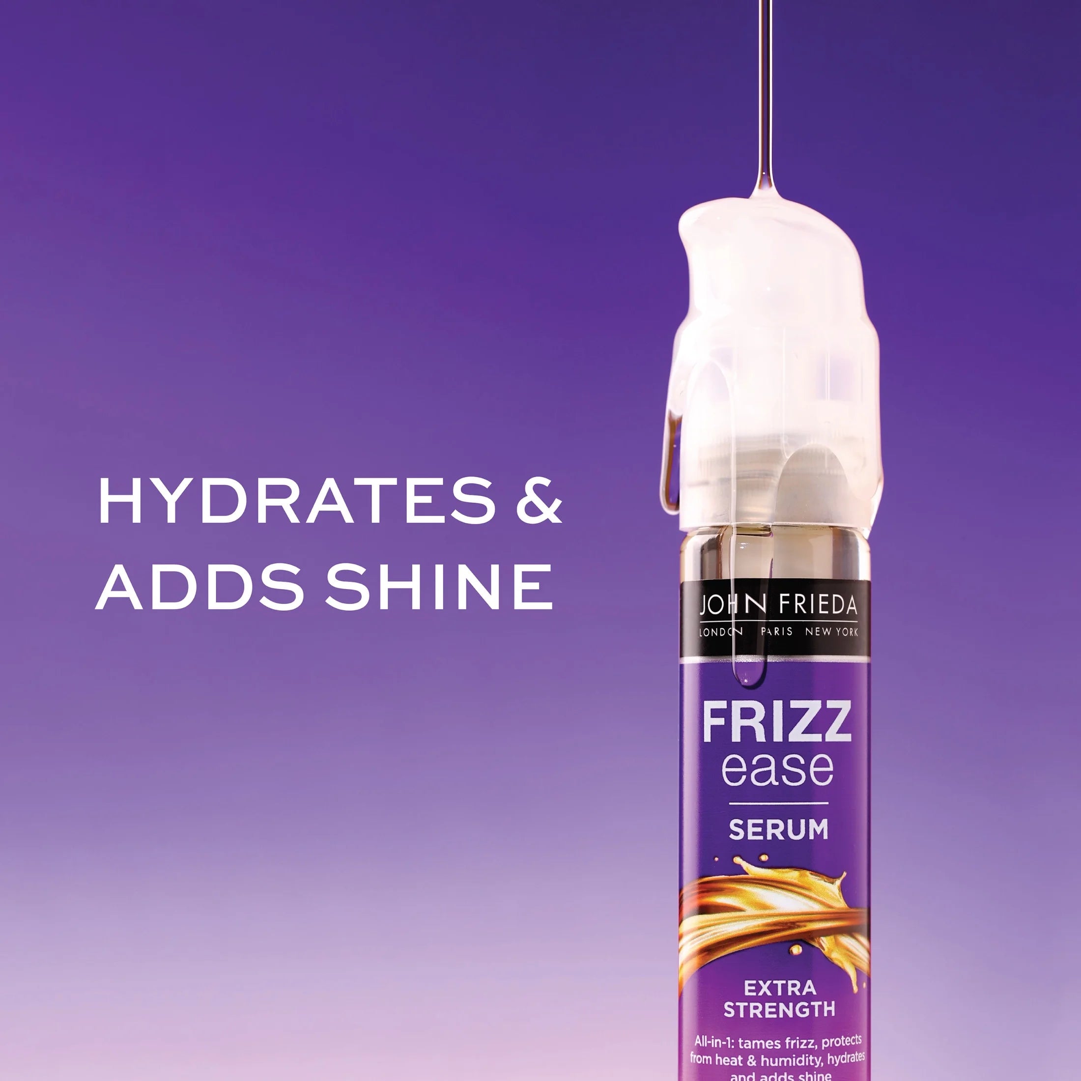 Frizz Ease Extra Strength Hair Serum, Anti-Humidity Spray with Coconut Oil, 1.69 Oz