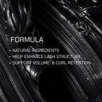 Radiant Professional Lengthening Mascara with Silicone Brush – Smudge-Proof Curl Mascara Volume and Length for Sensitive Eyes, Cruelty Free, Ideal for Mature & Young Women, 0.43 Oz (01 Black)
