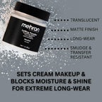Makeup Setting Powder | Loose Powder Makeup | Perfect for Halloween 1 Oz (28 G) (Neutral)