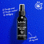Makeup Setting Spray - Matte Finish, Long-Lasting Face Mist for up to 16HR Wear, Vegan Formula
