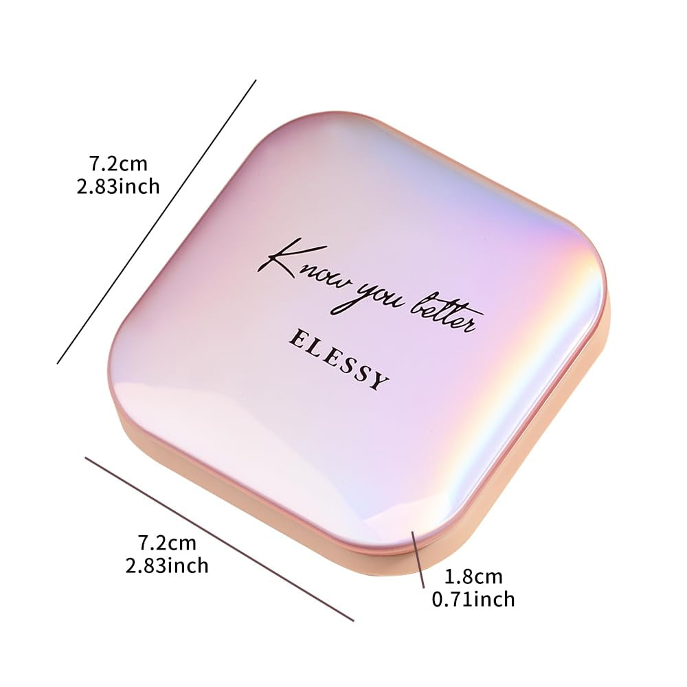 ELESSY Highlighter Makeup Palette,Face Glitter Illuminator Palette,Natural Sparkling Finish Highlighter Powder,High Glossy Shimmer Smooth Baked Powder,Lasting Shining Highlighter Palette -SUN GLOW