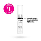 Bare with Me Multitasking Primer & Setting Spray & Butter Gloss, Non-Sticky Lip Gloss - Sugar Glass (Clear)